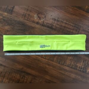 FlipBelt Classic Running Belt - Large - Neon Yellow